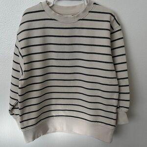 Zara boys striped sweatshirt